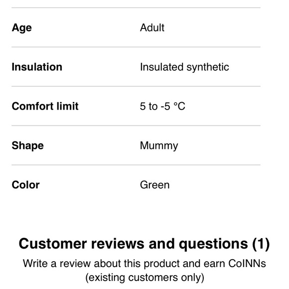 NWT mammut kopakt 3 season sleeping bag 165cm long - Picture 5 of 5